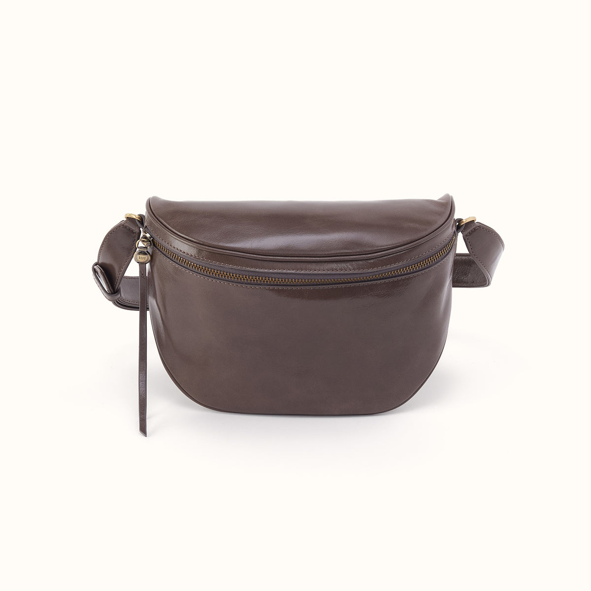 Juno Belt Bag in Polished Leather - Hearthstone- FOL