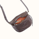 Juno Belt Bag in Polished Leather - Hearthstone