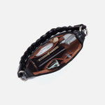 Madison Shoulder in Polished Leather - Black