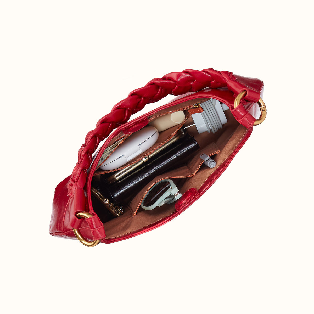 Madison Shoulder In Polished Leather