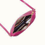 Darcy Carry-All Crossbody in Polished Leather - Cactus Flower