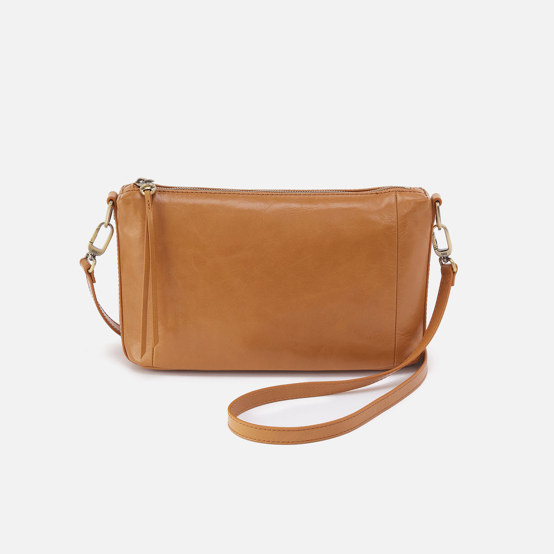 Darcy Carry-All Crossbody In Polished Leather - Olive Veil – HOBO
