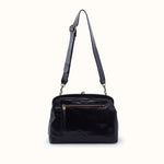 Alba Frame Large Shoulder In Polished Leather