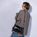 Darcy Shoulder In Polished Leather