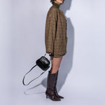 Alba Frame Crossbody In Polished Leather