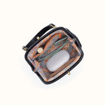 Alba Frame Crossbody In Polished Leather