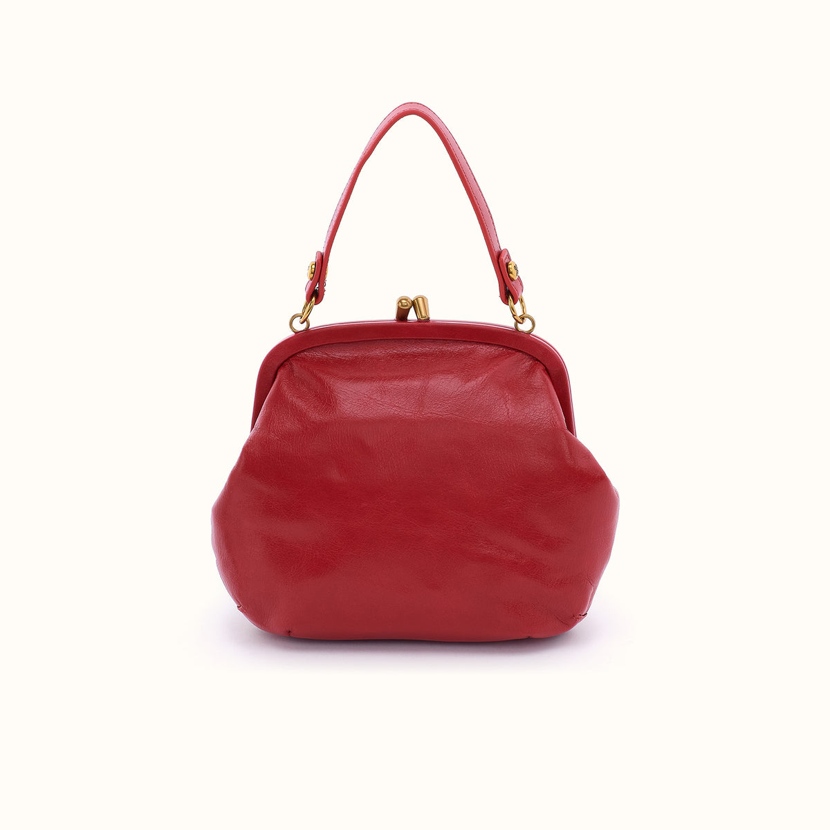 Alba Frame Crossbody In Polished Leather