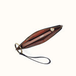 Jett Wristlet In Polished Leather