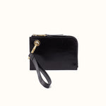 Jett Cc Wristlet In Polished Leather