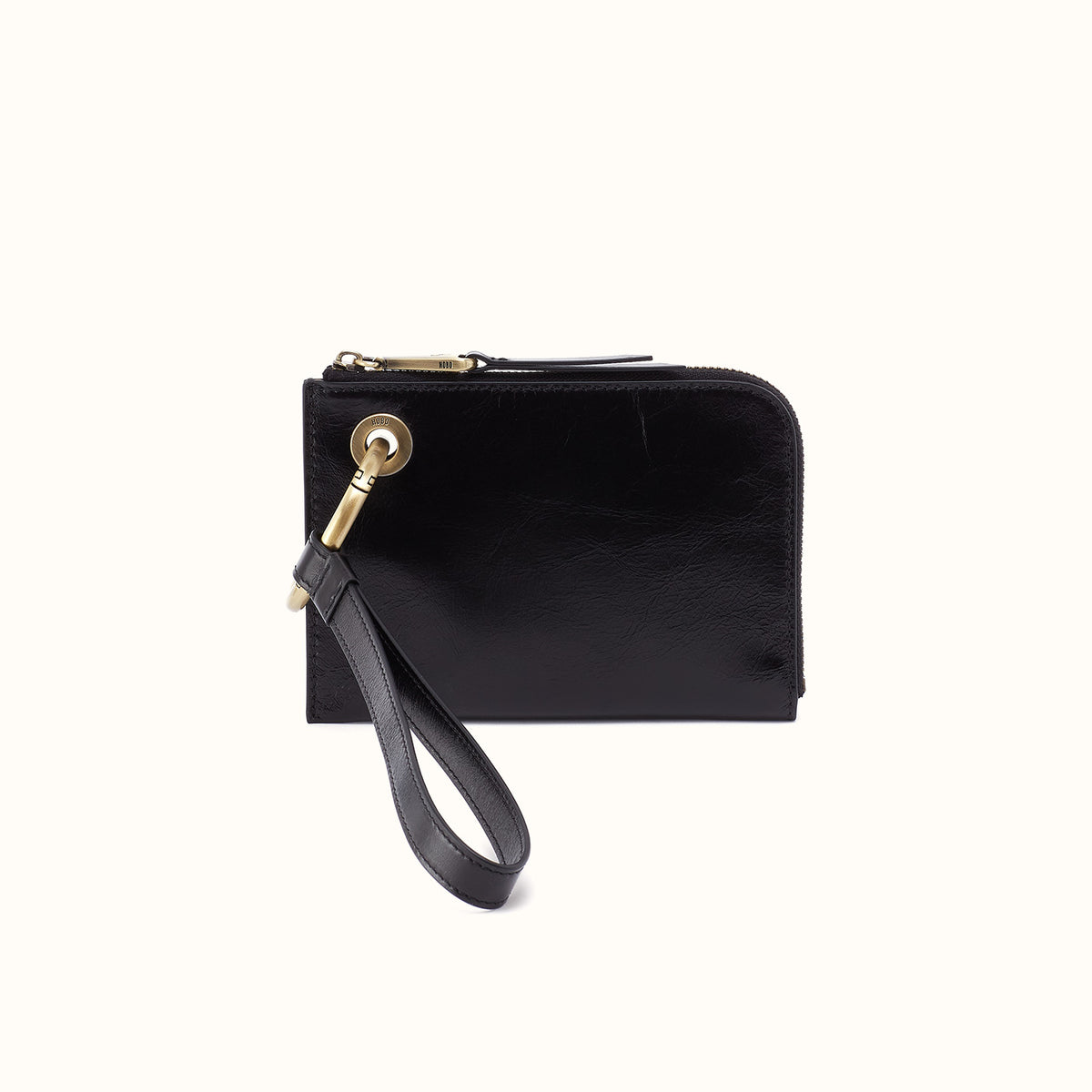 Jett Cc Wristlet In Polished Leather