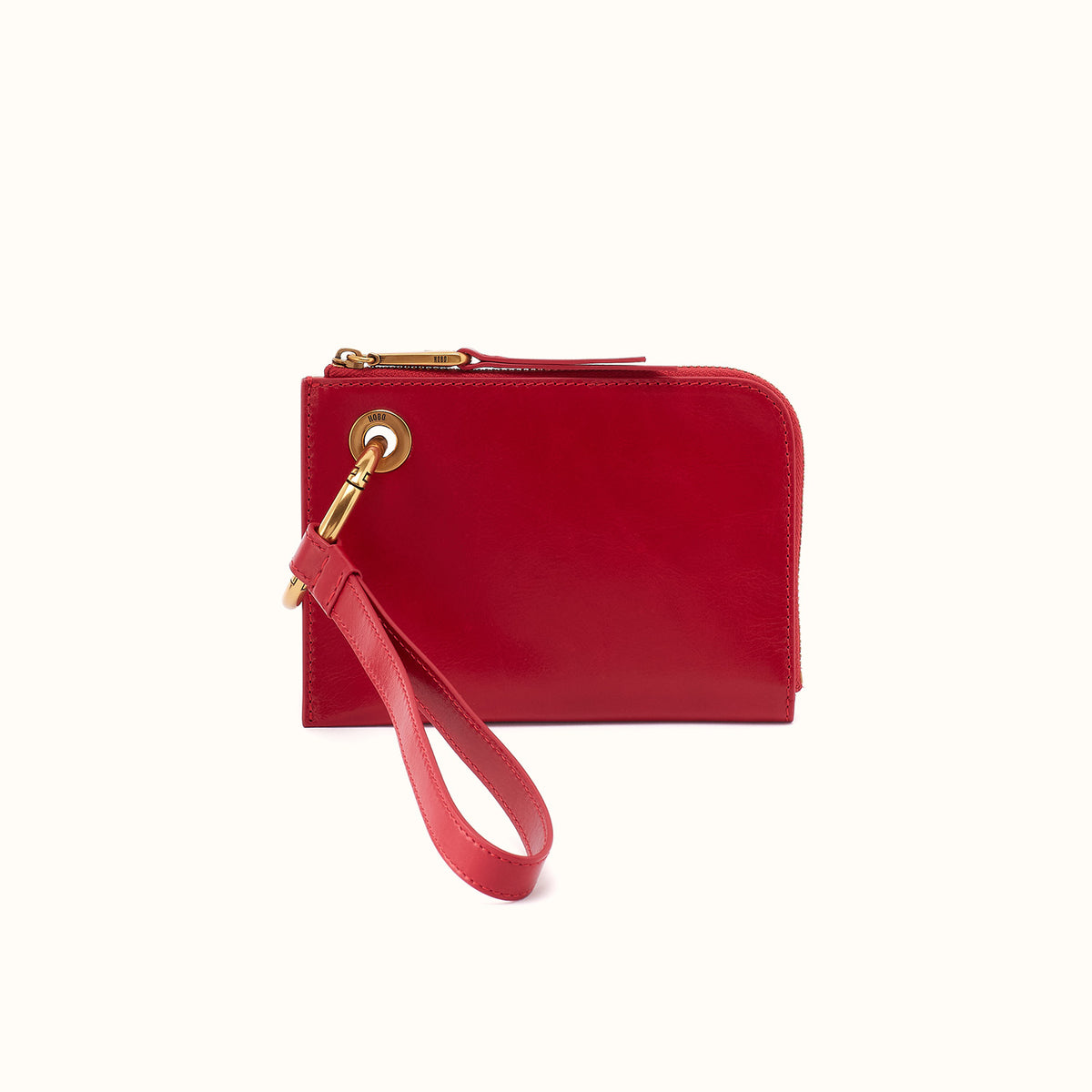 Jett Cc Wristlet In Polished Leather