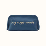 Beauty Brush Case In Metallic Leather