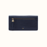 Hutton Large Wallet In Micrograin Leather
