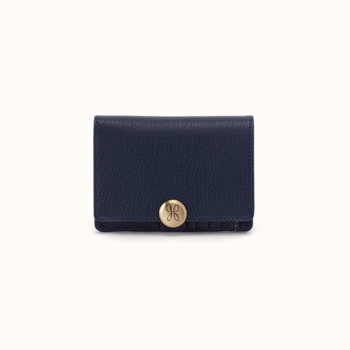 Hutton Small Wallet In Micrograin Leather
