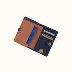 Hutton Small Wallet In Micrograin Leather