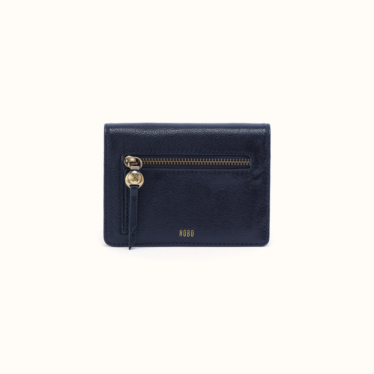 Hutton Small Wallet In Micrograin Leather