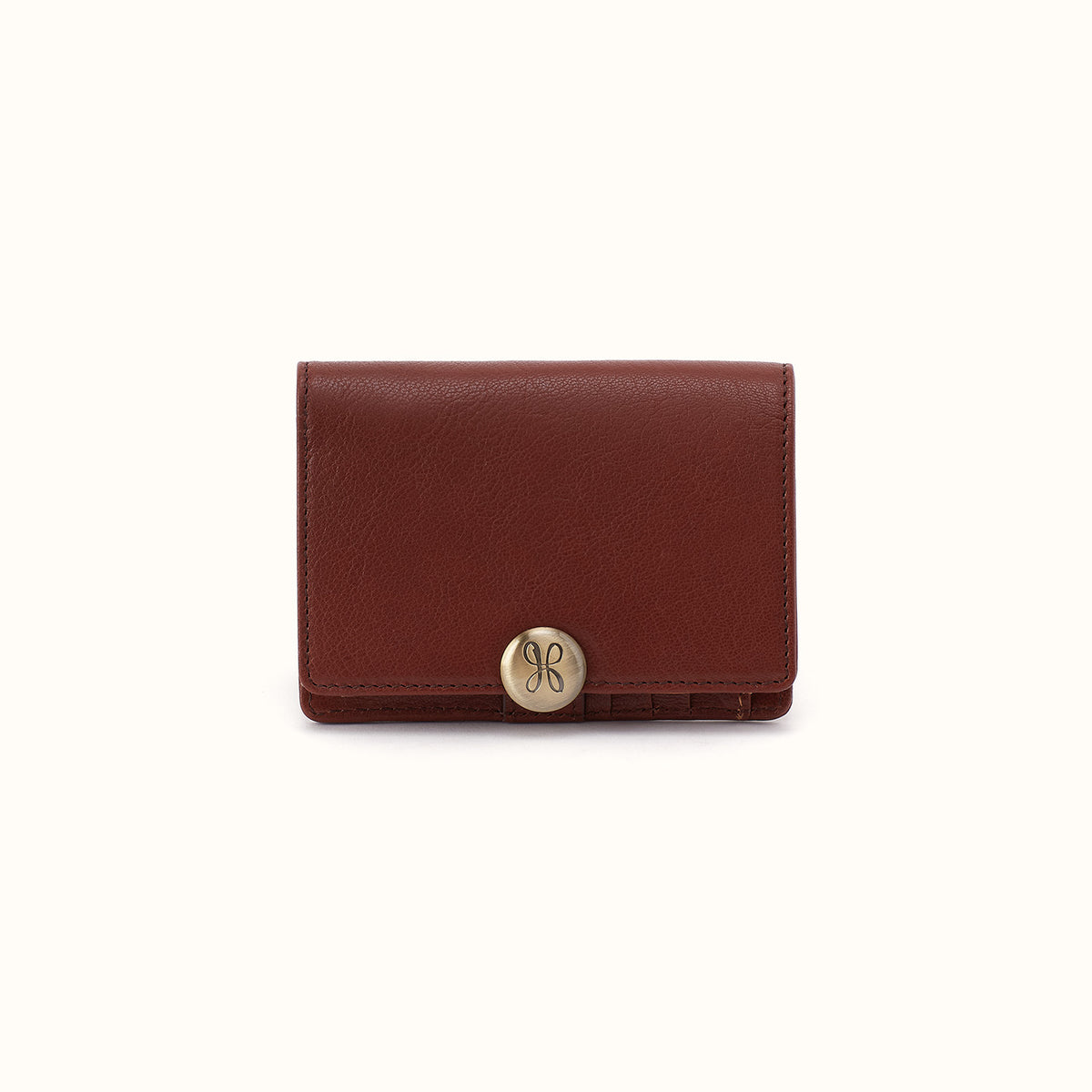 Hutton Small Wallet In Micrograin Leather