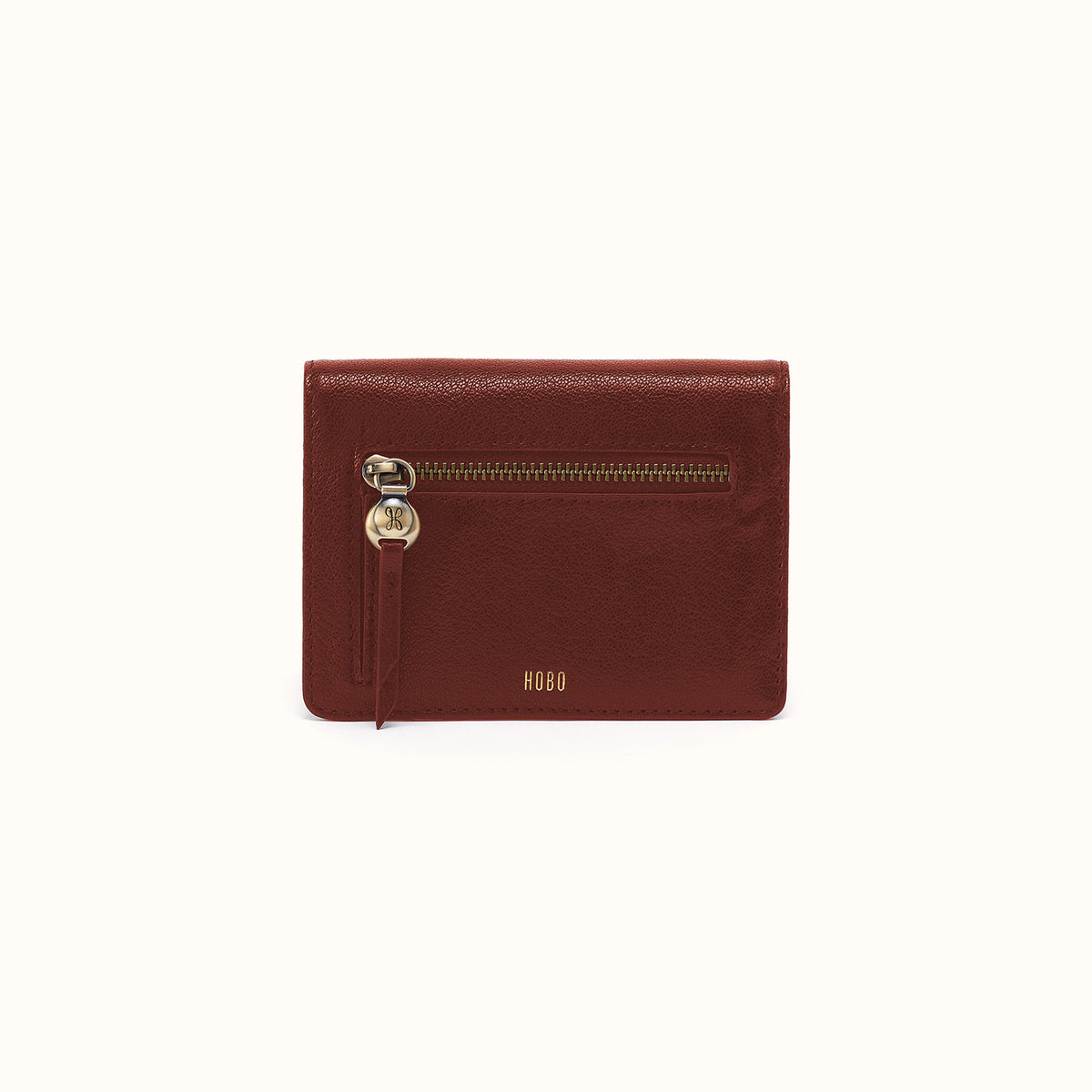 Hutton Small Wallet In Micrograin Leather