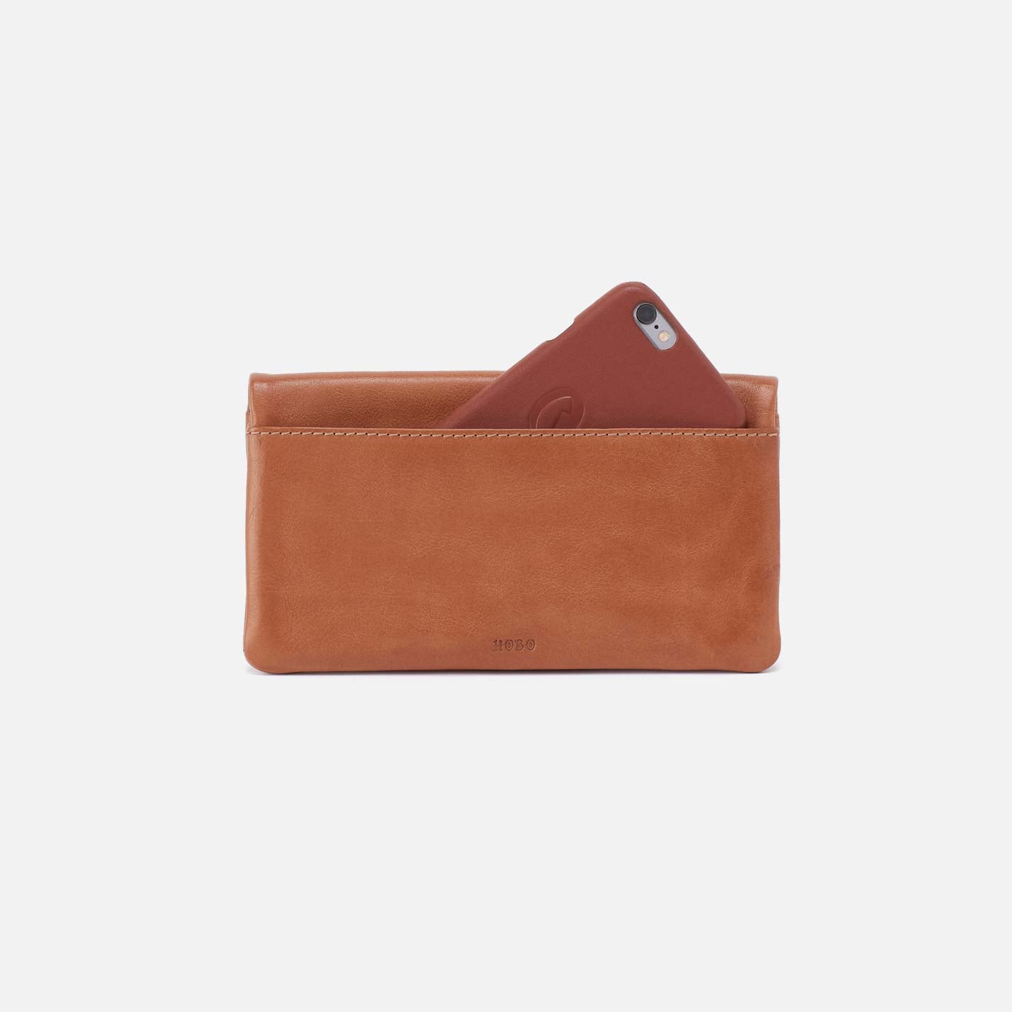 Lumen Continental Wallet in Washed Leather - Harvest Wheat – HOBO