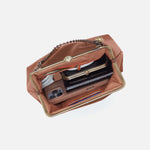 Amelia Crossbody in Micrograin Leather - Glazed Donut