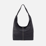 La Jolla Hobo In Cloud Leather - Black