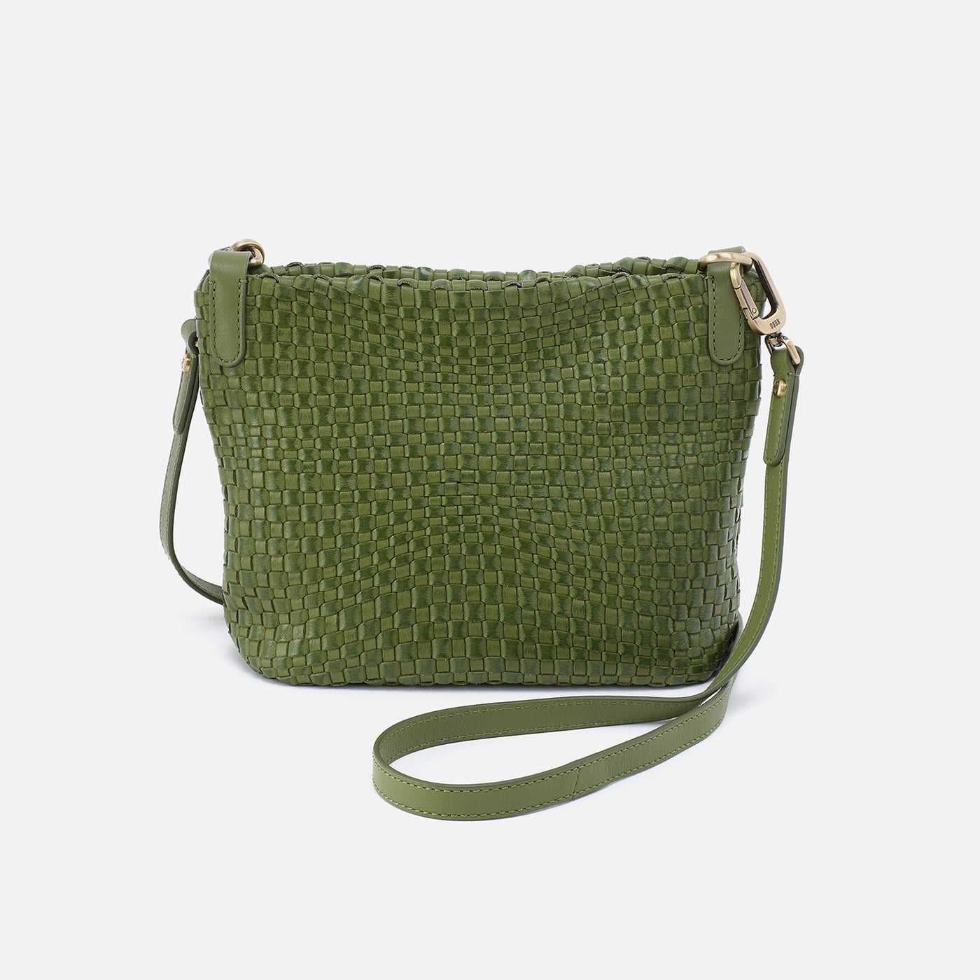 Bolder Convertible Crossbody in Wave Weave Leather - Sweet Basil
