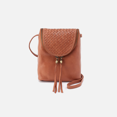 Fern Crossbody In Washed Leather - Harvest Wheat