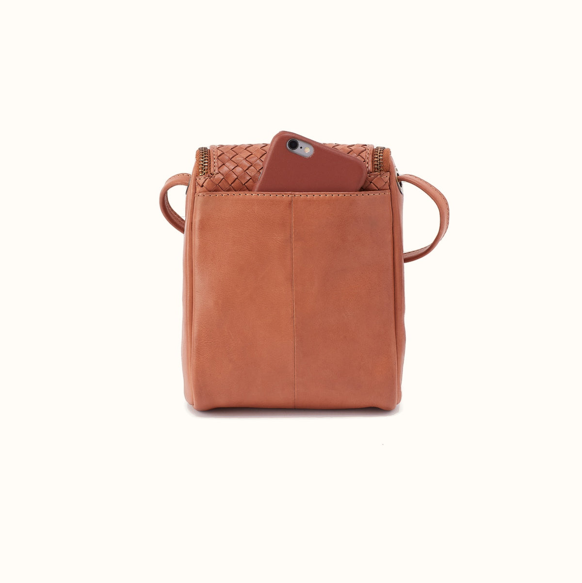 Fern Crossbody In Washed Leather - Harvest Wheat