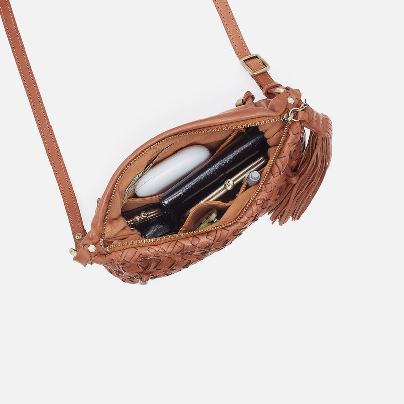 Kori Crossbody In Washed Leather - Harvest Wheat