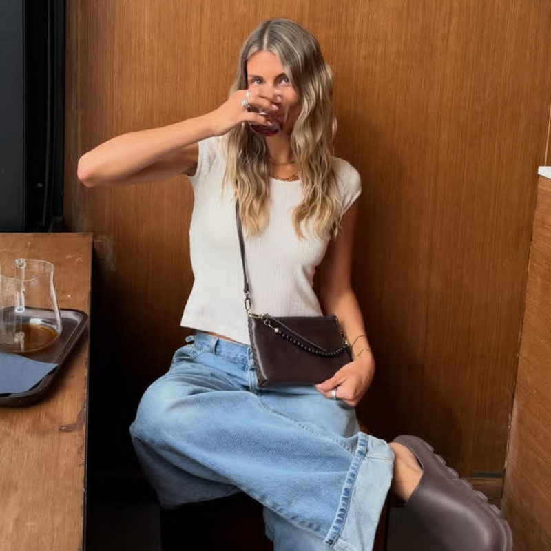 Darcy Crossbody in Patina Leather - Flintrock