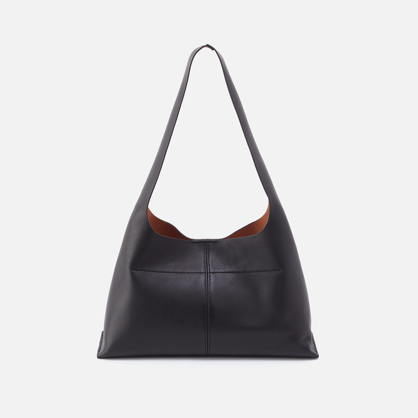 Small Black Helen Hobo Purse - Soft Leather Bag | Laroll Bags