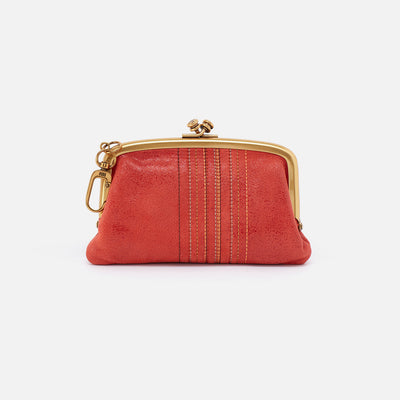 Cheer Frame Pouch in Buffed Leather - Chili