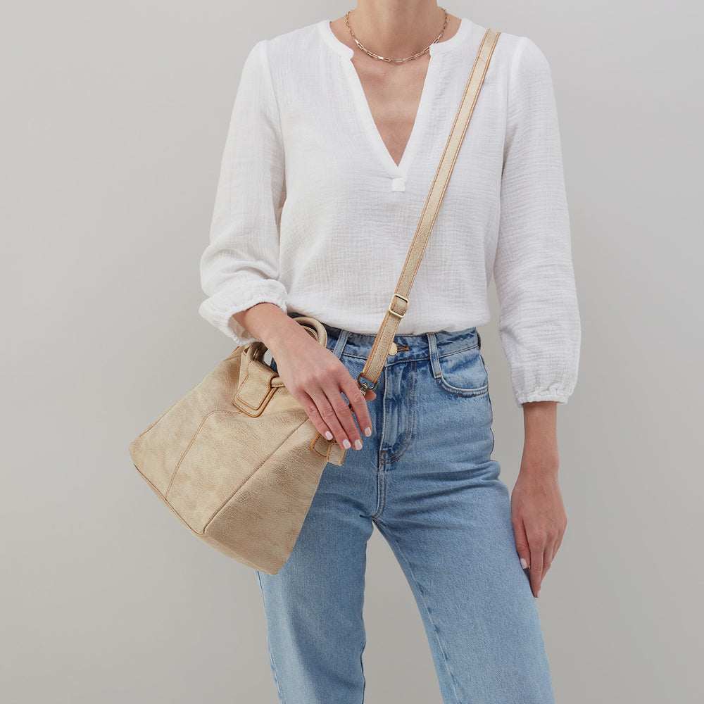HOBO Sheila Medium Satchel - Golden Granite
