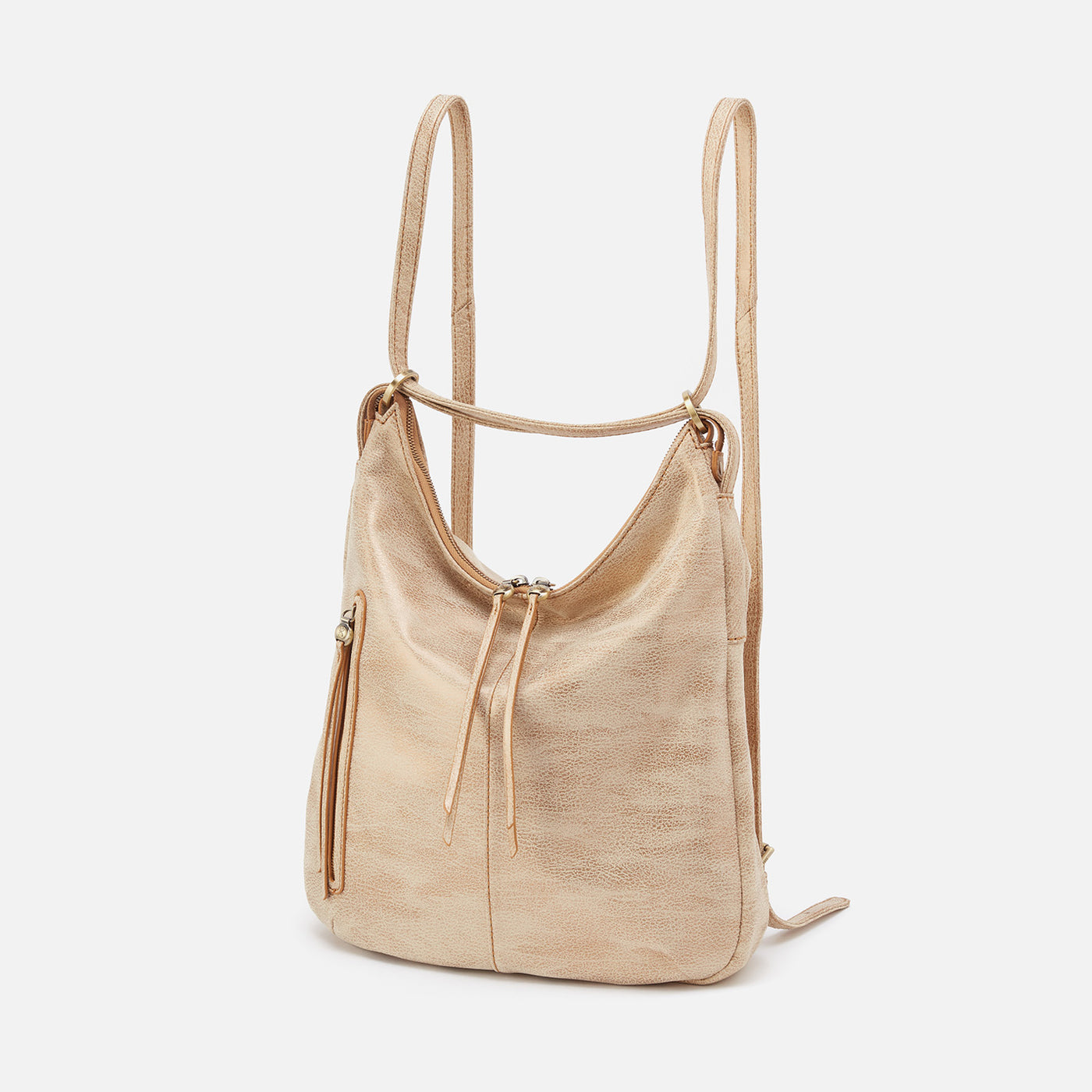 7705 - Zip Convertible Hobo To Backpack