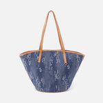 Ellison Tote in Mixed Media - Indigo