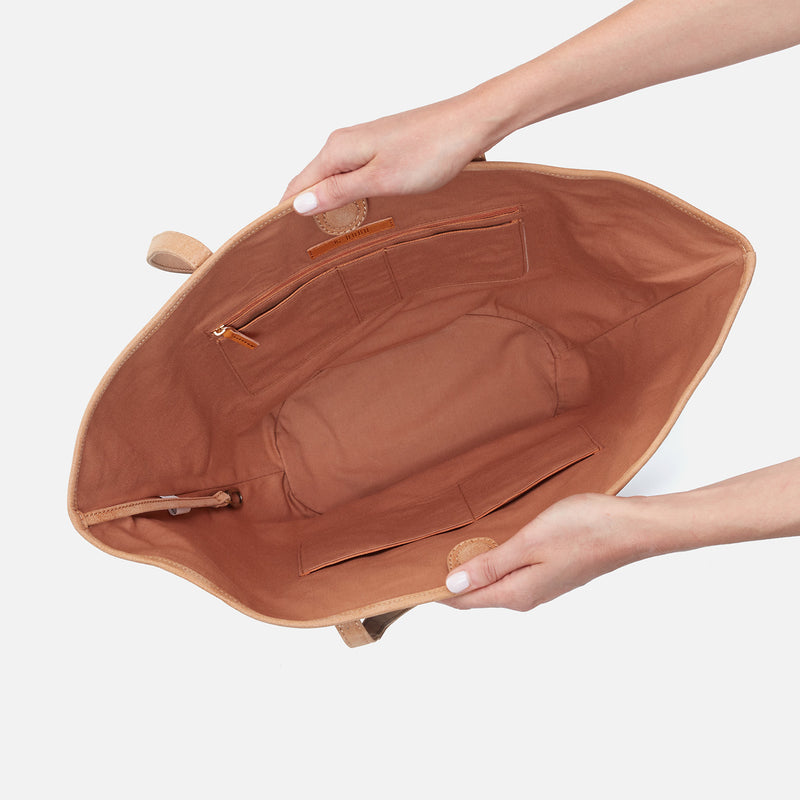 Ellison Tote in Mixed Media - Indigo