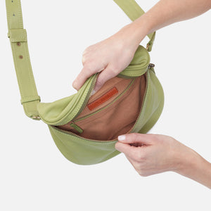 Juno Belt Bag in Soft Leather - Leaf
