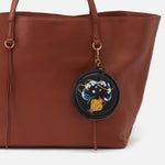 Revolve Clip Pouch in Pebbled Leather - Aquarius