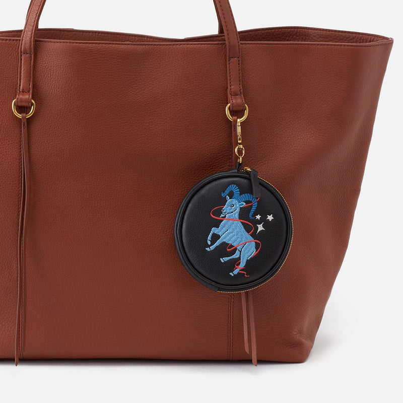 Revolve Clip Pouch in Pebbled Leather - Aries