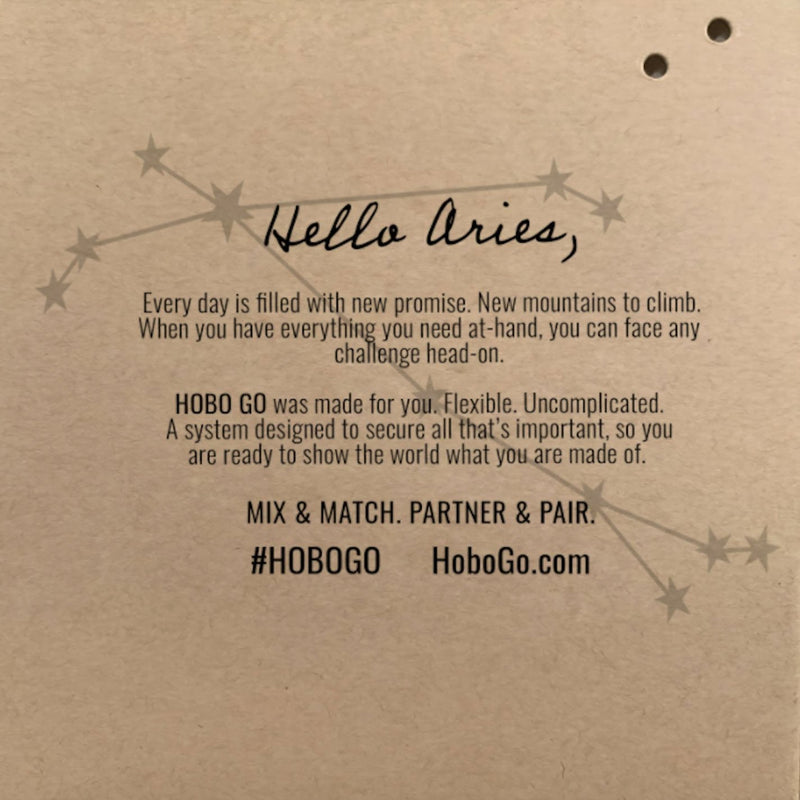 Revolve Clip Pouch in Pebbled Leather - Aries