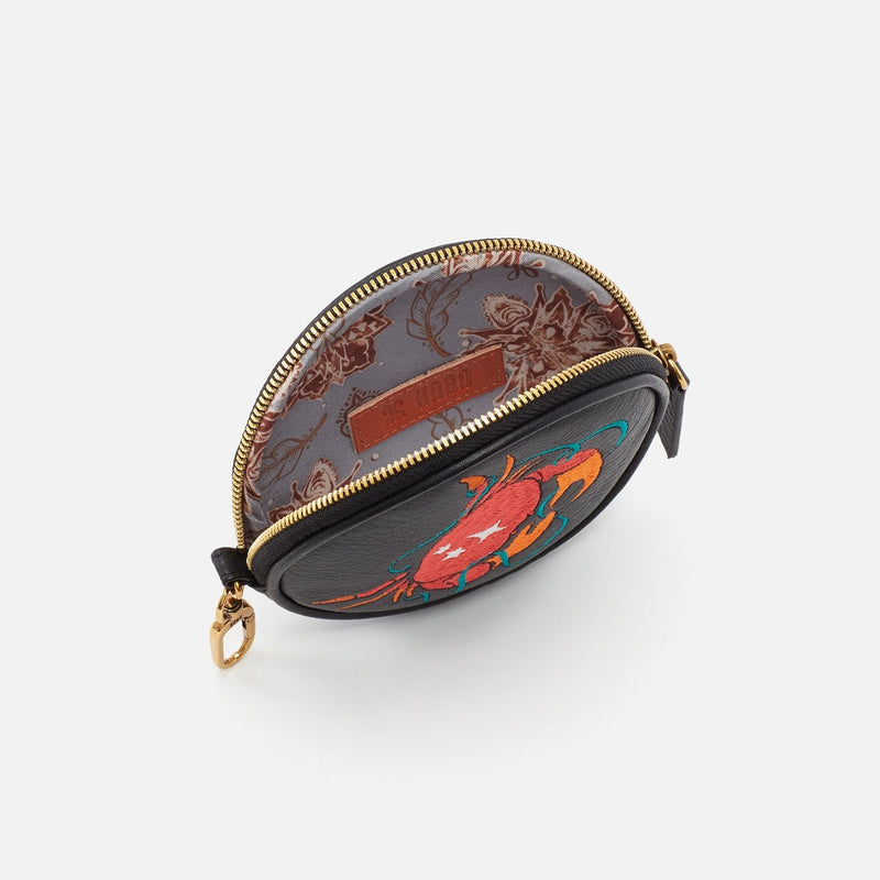 Revolve Clip Pouch in Pebbled Leather - Cancer