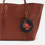 Revolve Clip Pouch in Pebbled Leather - Cancer