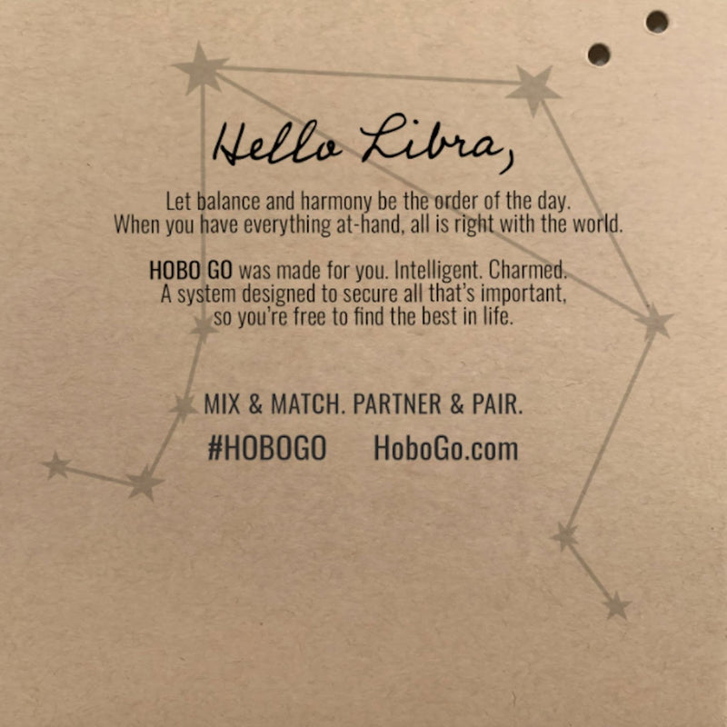 Revolve Clip Pouch in Pebbled Leather - Libra