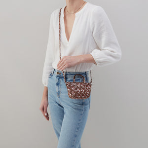 Kingston Micro Crossbody in Printed Leather - Ditzy Floral