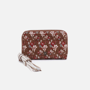 Nila Small Zip Around Wallet in Printed Leather - Ditzy Floral