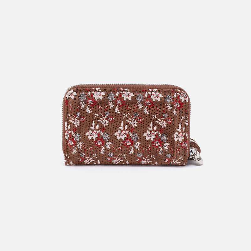 Nila Small Zip Around Wallet in Printed Leather - Ditzy Floral