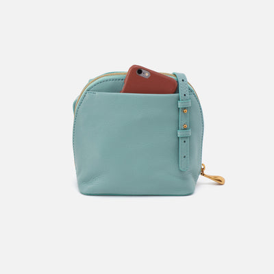 Nash Crossbody in Pebbled Leather - Pale Green
