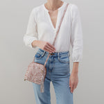 Nash Crossbody in Printed Leather - Ginger Zebra