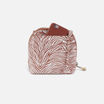 Nash Crossbody in Printed Leather - Ginger Zebra