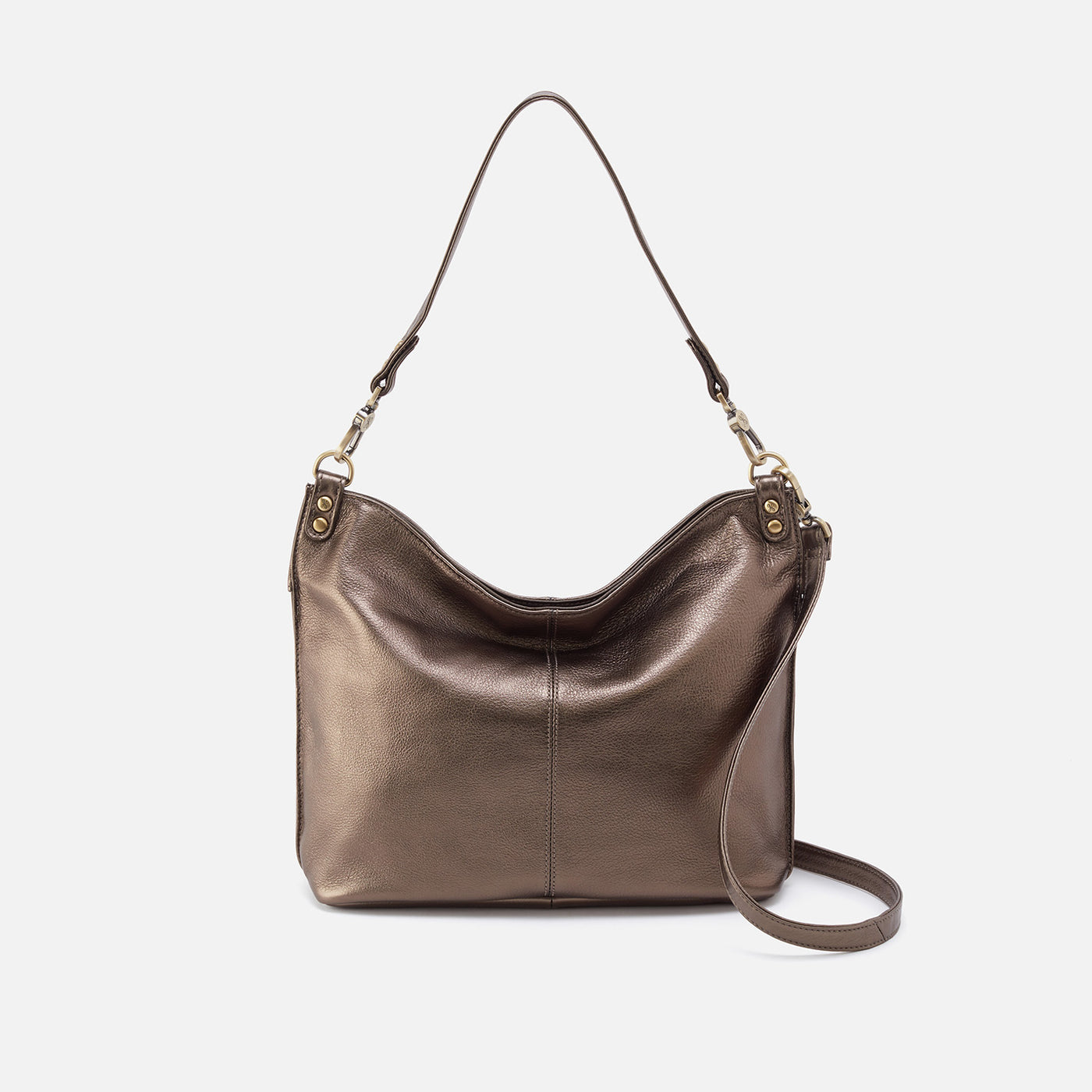 Longchamp Hobo Bag Gold Patent Leather Handbag Women's -  Hong Kong